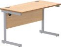 Gala Rectangular Desk with Single Cantilever Legs - 1200mm x 600mm