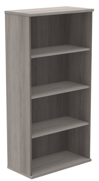 Gala Bookcase - 1592mm High - Alaskan Grey Oak