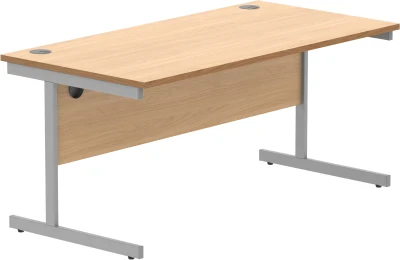 Gala Rectangular Desk with Single Cantilever Frame - 1600mm x 800mm