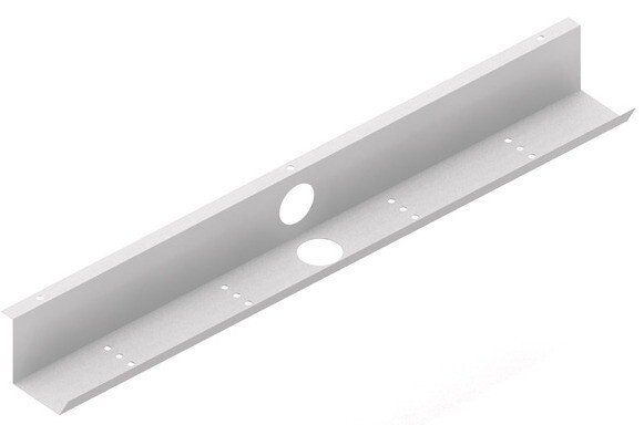Metalicon Desktop Fix Cable Tray Manager - Desk Width 1200mm - White