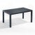 Canterbury 900 x 900mm Table - Anthracite - 45mm Parasol Hole - 750mm High