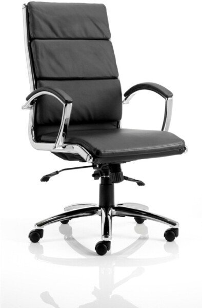 Dynamic Classic Executive Chair High Back With Arms - Black