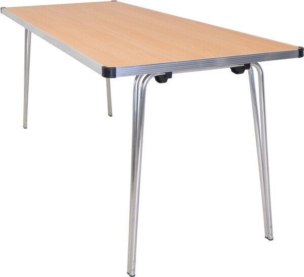 Gopak Contour 25 Folding Table W915 x D610mm - Beech