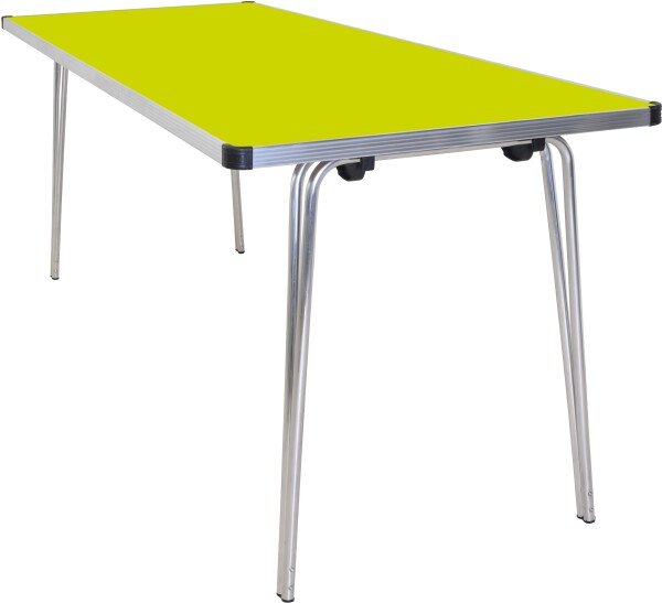 Gopak Contour 25 Folding Table W915 x D610mm - Acid Green