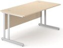 Narbutas Optima C Rectangular Desk with Twin Cantilever Legs - 1200mm x 600mm