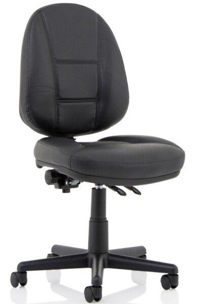 Dynamic Jackson High Back Executive Bonded Leather Chair - Black