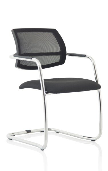 Dynamic Swift Cantilever Chair - Black
