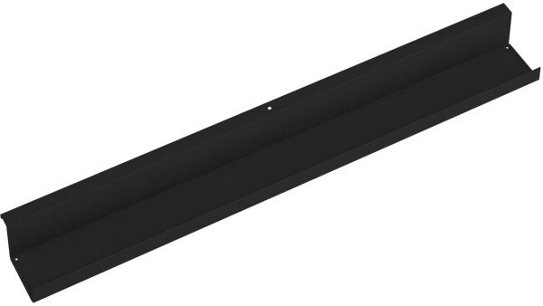 Dams Single Desk Cable Tray for Adapt and Fuze desks - Black