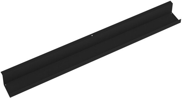 Dams Single Desk Cable Tray for Adapt and Fuze desks - Black