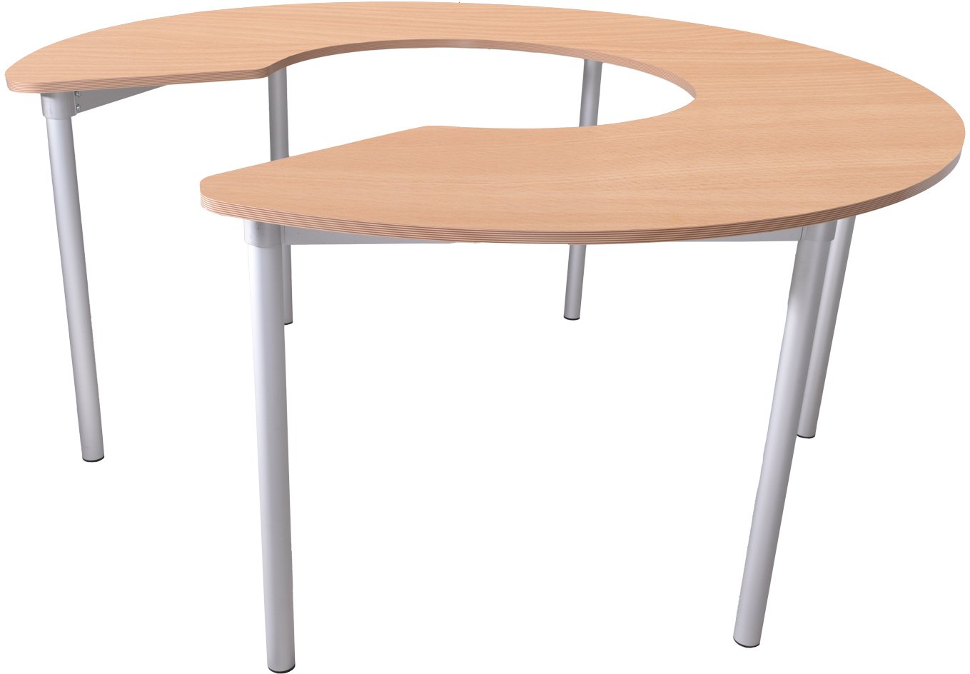 Gopak Enviro Early Years Keyhole Shaped Table for Classrooms - Office ...