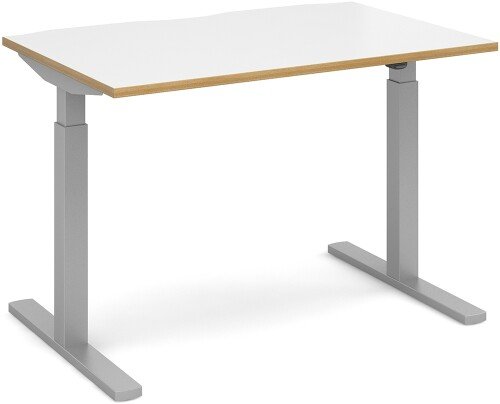 Dams Elev8 Mono Height Adjustable Single Desk - (w) 1600mm x (d) 800mm