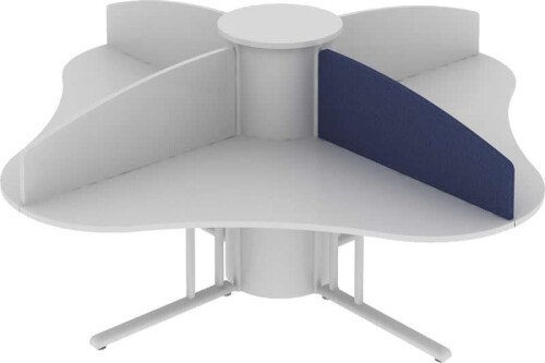 Elite Call Centre Contract Screen - Curved Fabric