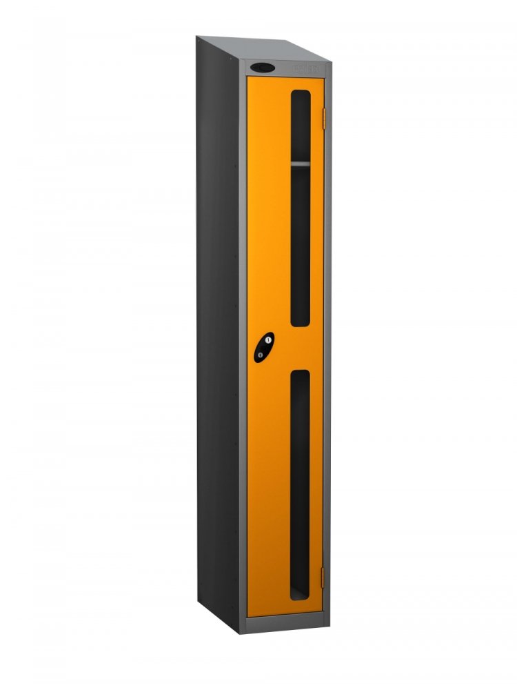 Probe Single Compartment Vision Panel Nest of Two Steel Lockers ...