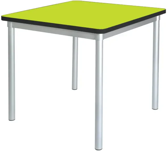 Gopak Enviro Square Dining Table - 750mm - Acid Green
