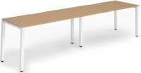 Dynamic Bench Desk, Pod of 2, Single Row - (w) 2400mm x (d) 800mm