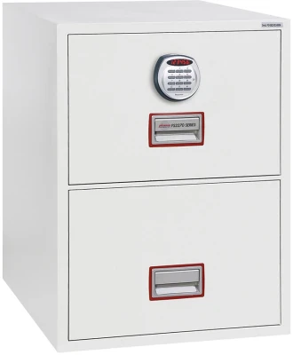 Phoenix Safe FS2272E World Class Vertical Fire File Extra Deep with Electronic Lock - 2 Drawer