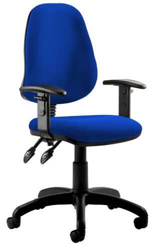Dynamic Eclipse Plus 2 Chair With Height Adjustable Arms - Blue