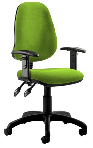 Dynamic Eclipse Plus 2 Chair Bespoke Fabric with Height Adjustable Arms