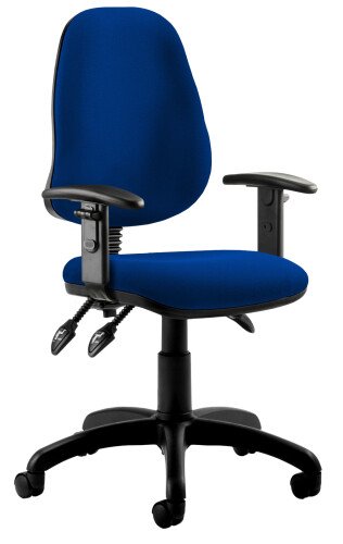 Dynamic Eclipse Plus 3 Lever Operator Bespoke Fabric Chair with Height Adjustable Arms