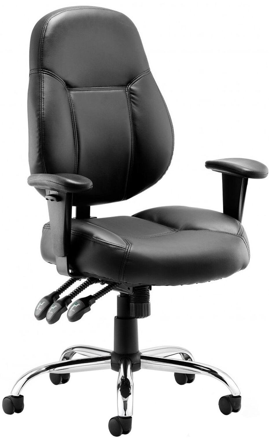 Dynamic Storm Leather Office Furniture Direct