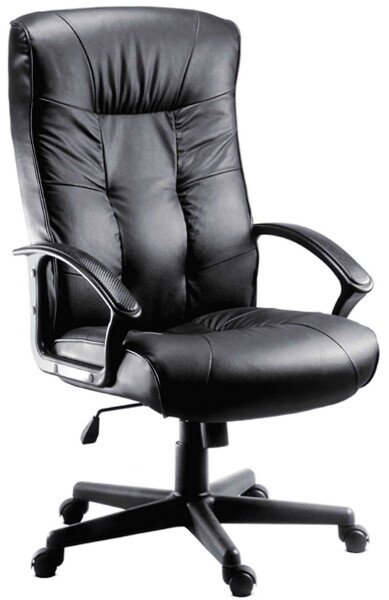 Teknik Gloucester Bonded Leather Executive Chair - Black
