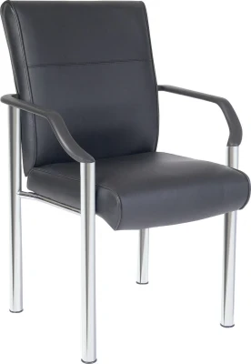 Teknik Greenwich Bonded Leather Reception Chair
