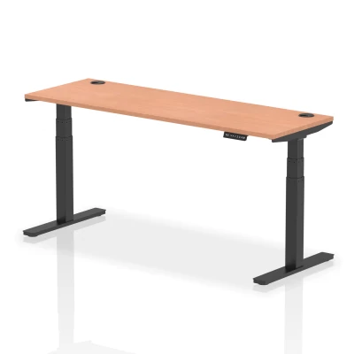 Dynamic Air Height Adjustable Desk with Cable Ports - 1800 x 600mm