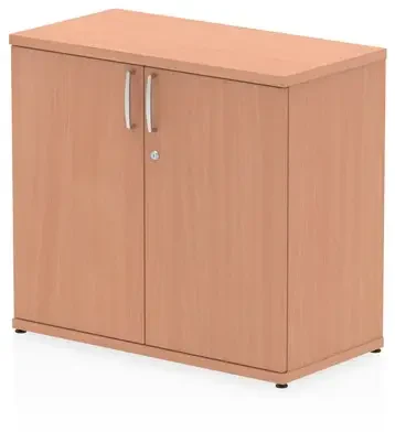 Dynamic Impulse Desk High Cupboard - 1 Shelf - 600m Depth - Beech