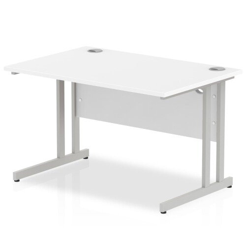 Dynamic Rectangular Desk with Twin Cantilever Legs - (w) 1200mm x (d) 800mm