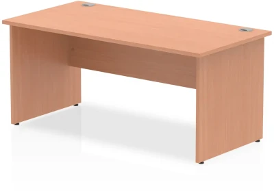 Dynamic Impulse Rectangular Desk with Panel End Legs - 800mm Depth