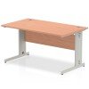 Dynamic Rectangular Desk with Cable Managed Legs - (w) 1400mm x (d) 800mm