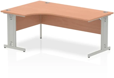 Dynamic Impulse Corner Desk with Cable Managed Legs - 1800mm x 1200mm
