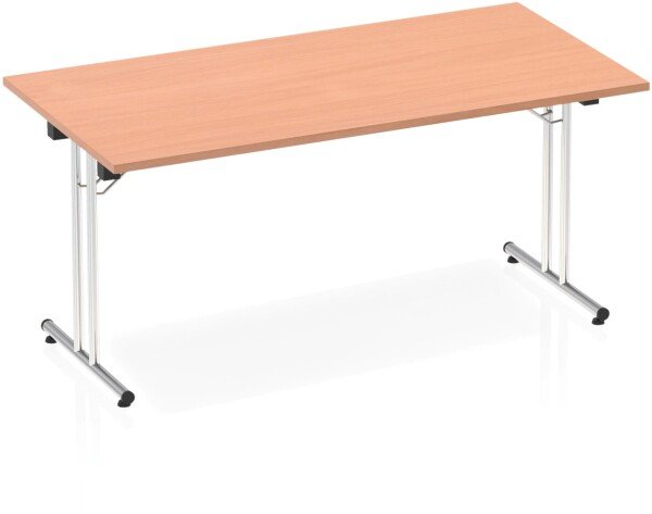 Dynamic Impulse Folding Rectangular Table - 1600 x 800mm - Beech