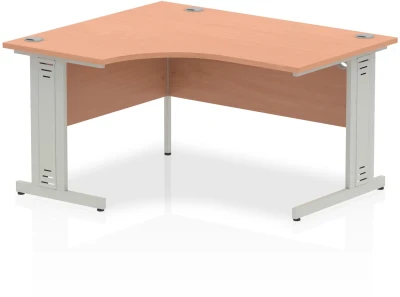 Dynamic Impulse Corner Desk with Cable Managed Legs - 1400mm x 1200mm