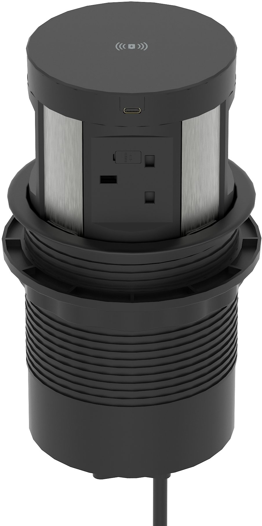 Dynamic Volta Round 120mm Pop-up Power Unit Module with Wireless ...