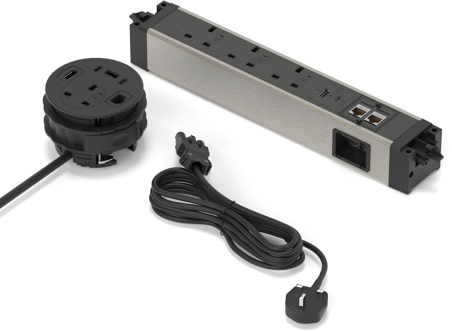 Dynamic Volta Power Kit - In-Desk Cable Port Module and Under Desk ...