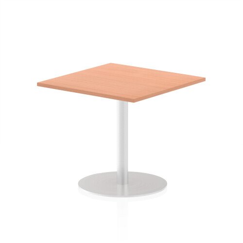 Dynamic Italia Square Table 725mm High - (w) 800mm x (d) 800mm - Beech