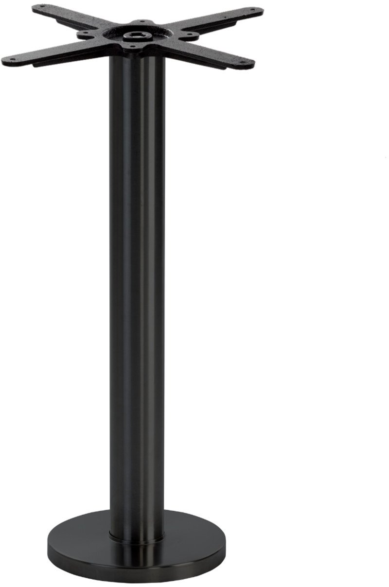 Fixed Table Base Tabilo Anchor Black Floor Fixed Round Dining Table Base - (h) 730mm ...