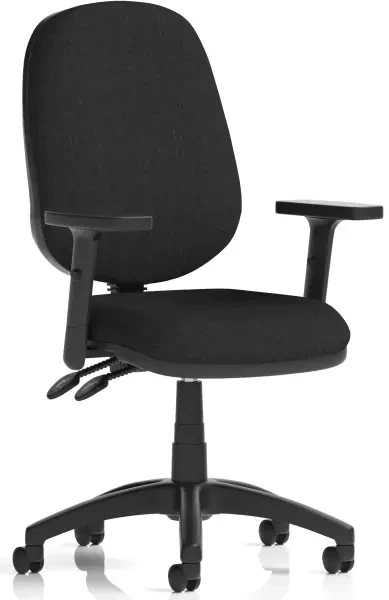 Dynamic Eclipse Plus 2 Chair with Height Adjustable Arms - Black