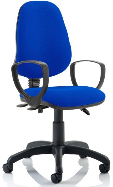 Dynamic Eclipse Plus 3 Chair with Loop Arms - Blue