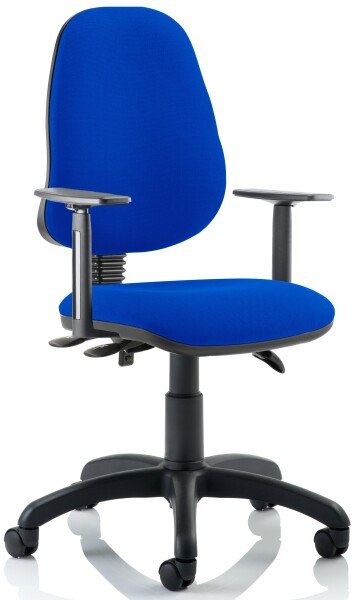 Dynamic Eclipse Plus 3 Chair with Height Adjustable Arms - Blue