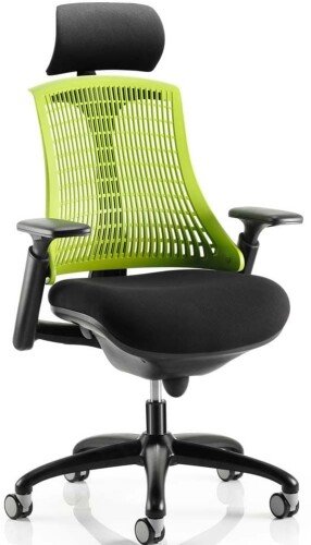 Dynamic Flex Black Frame Chair with Headrest