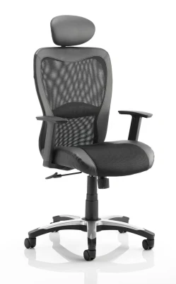 Dynamic Victor Bonded Leather Chair with Headrest