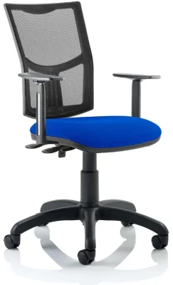 Dynamic Eclipse Plus 3 Lever Mesh Back Operator Chair with Adjustable Arms