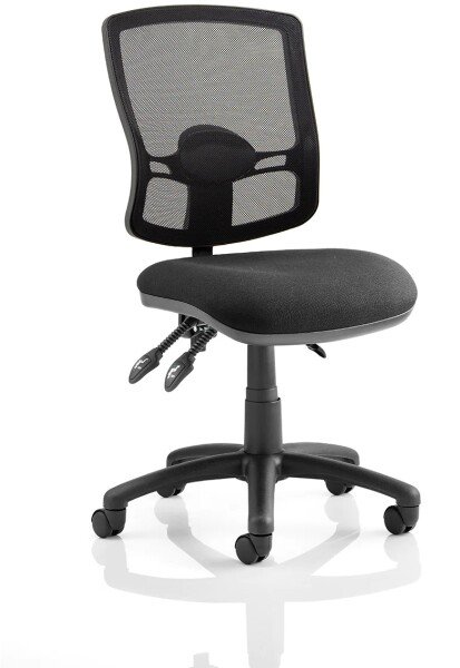 Dynamic Eclipse Plus 3 Lever Mesh Back Deluxe Operator Chair - Black