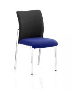 Dynamic Academy Black Fabric Back Bespoke Seat without Arms