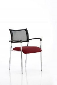 Dynamic Brunswick Bespoke Fabric Seat Chair With Chrome Frame