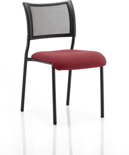 Dynamic Brunswick Bespoke Fabric Seat Chair With Black Frame
