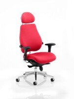 Dynamic Chiro Plus Chair with Headrest Bespoke Fabric