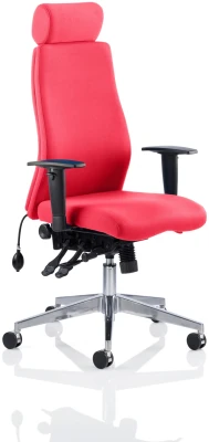 Dynamic Onyx Bespoke Fabric Chair with Headrest